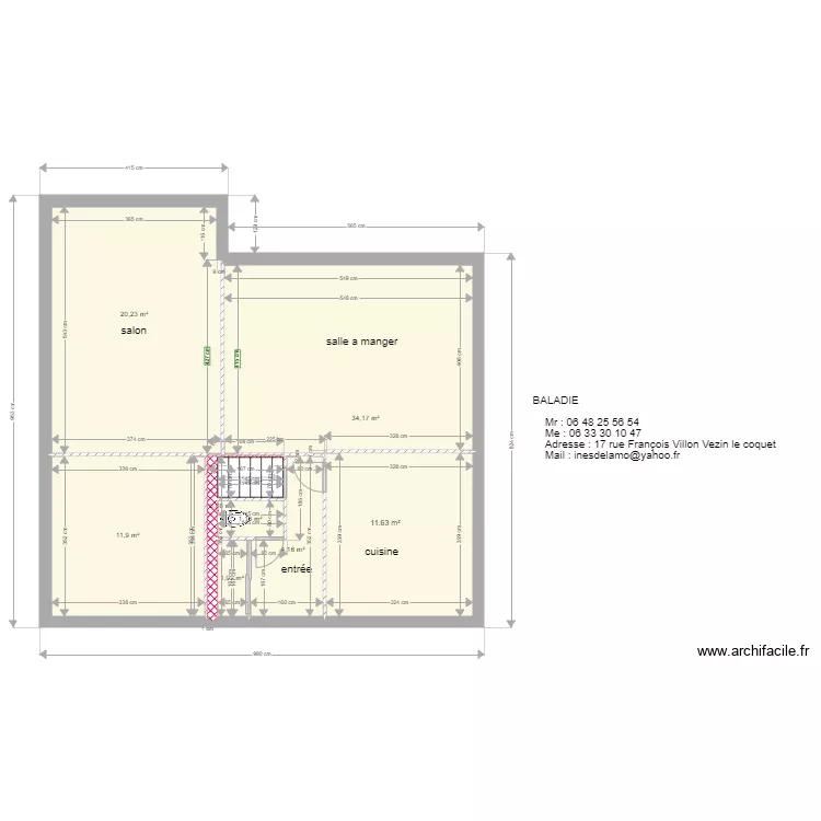 baladié. Plan de baladié. Plan de