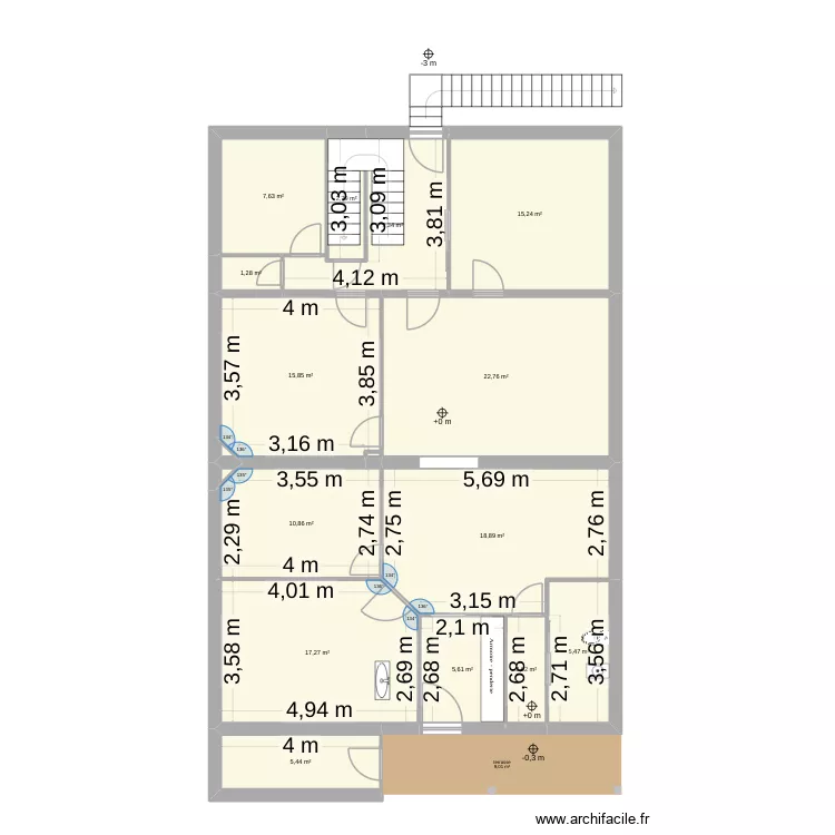 VAL projet. Plan de 17 et 141 m² VAL projet. Plan de 17 et 141 m²