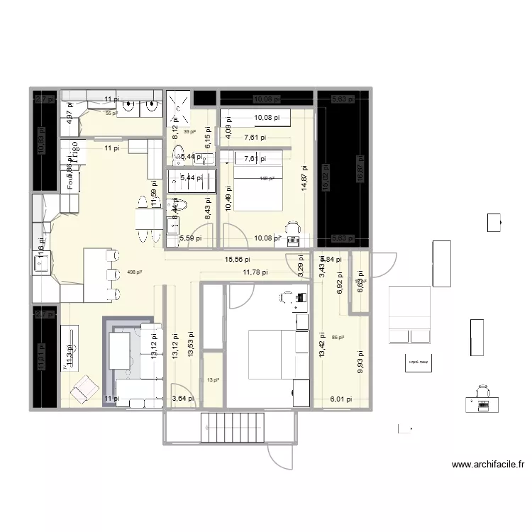 615-version2026 bureau. Plan de 11 et 75 m² 615-version2026 bureau. Plan de 11 et 75 m²