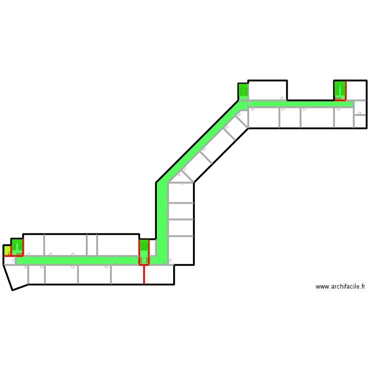 ARAT +2. Plan de 36 pièces et 1506 m2