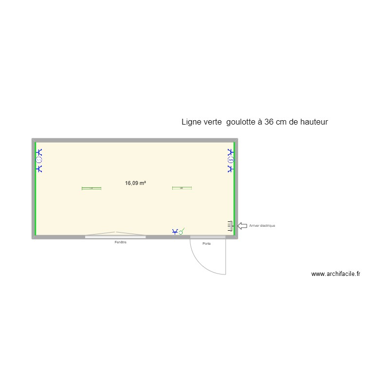 IMP Saint-Joseph (jason). Plan de 1 pièce et 16 m2