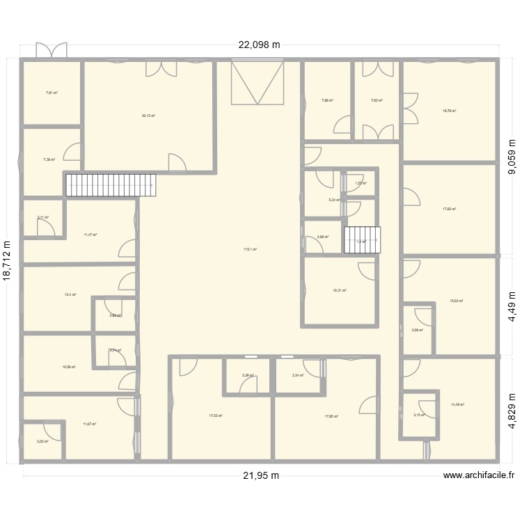 Modification MBOTA. Plan de 0 pièce et 0 m2