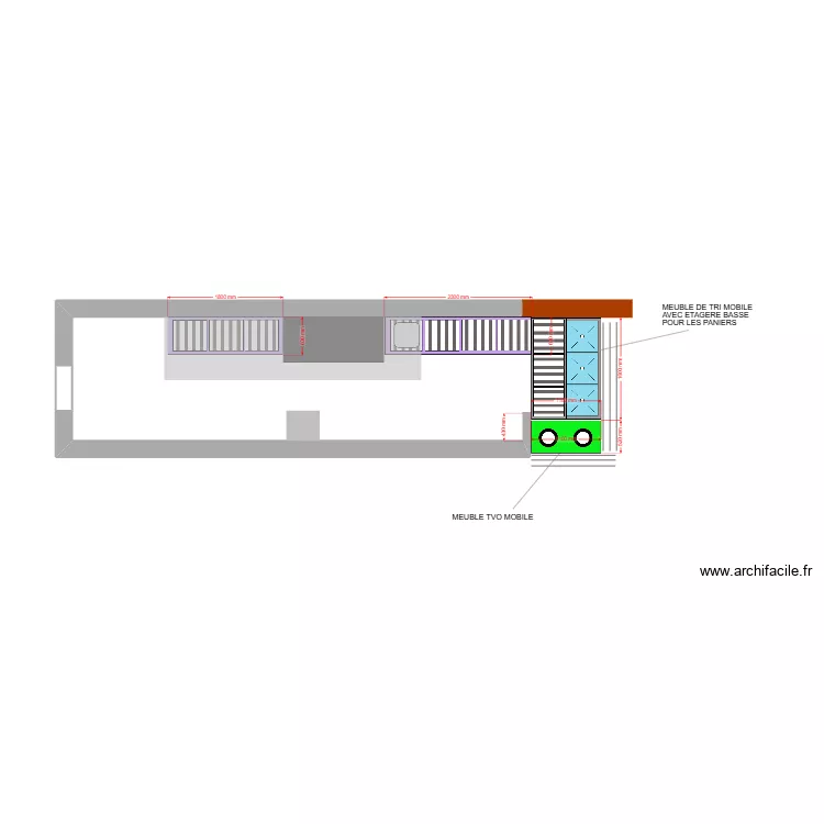 GAMBETTA. Plan de 