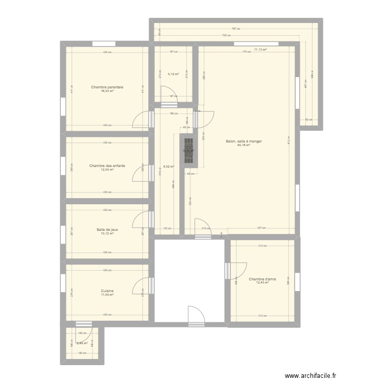 David Cohen plan appart.. Plan de 0 pièce et 0 m2