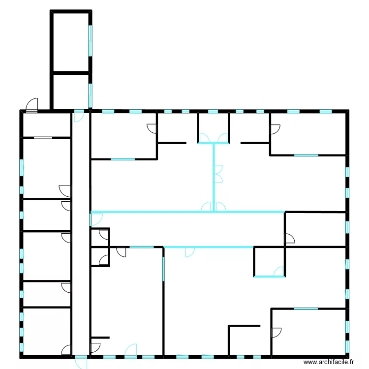 Cr&egrave;che TFE. Plan de 