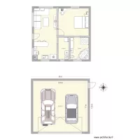 Garage + &eacute;tage