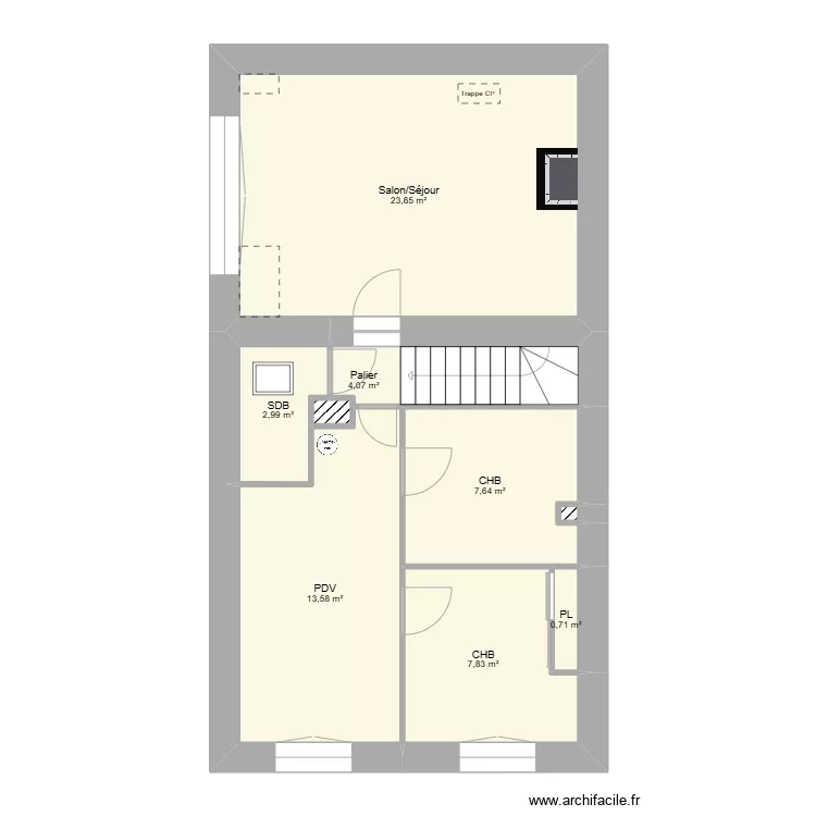 240682 - LE BOURG DU DESSOUS - Lots 5+6. Plan de 