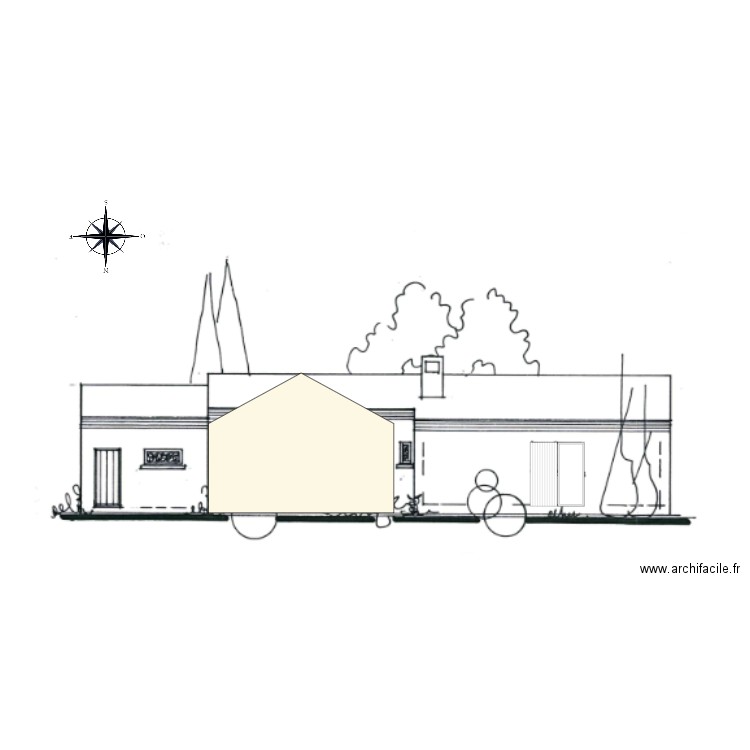 PlanDeFaçadeNord. Plan de 0 pièce et 0 m2