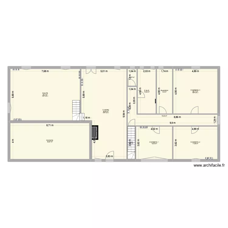 JONATHAN NAIN CHAUFFAGE. Plan de 11  et 219 m²