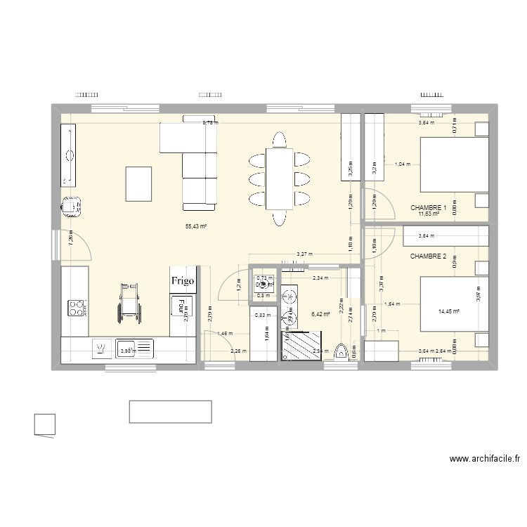 PLAN MAISON 2. Plan de 0 pièce et 0 m2