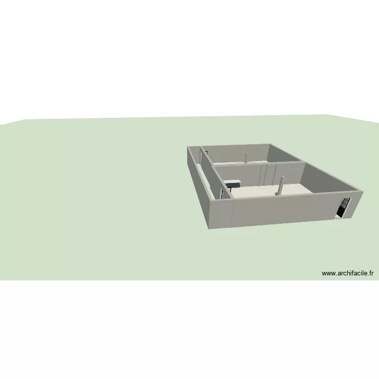 VAE JDL 1MHR3. Plan de 2 Pièces et 135 m²