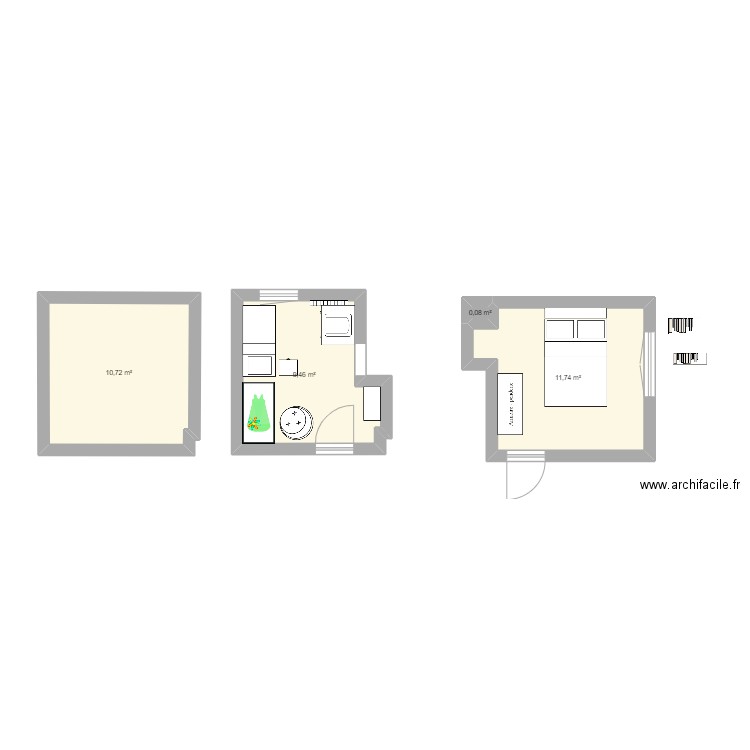 CHAMBRES. Plan de 0 pièce et 0 m2