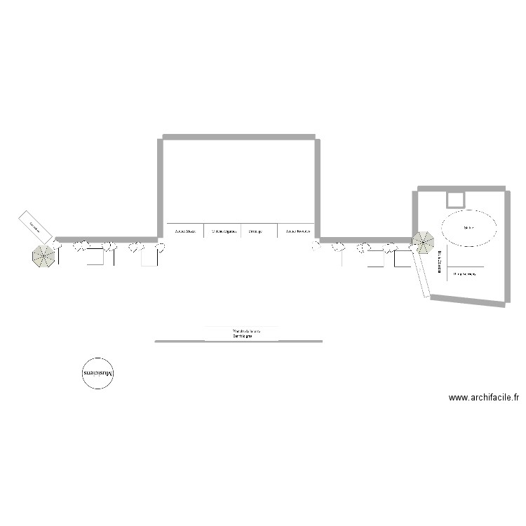 Mairie. Plan de 0 pièce et 0 m2
