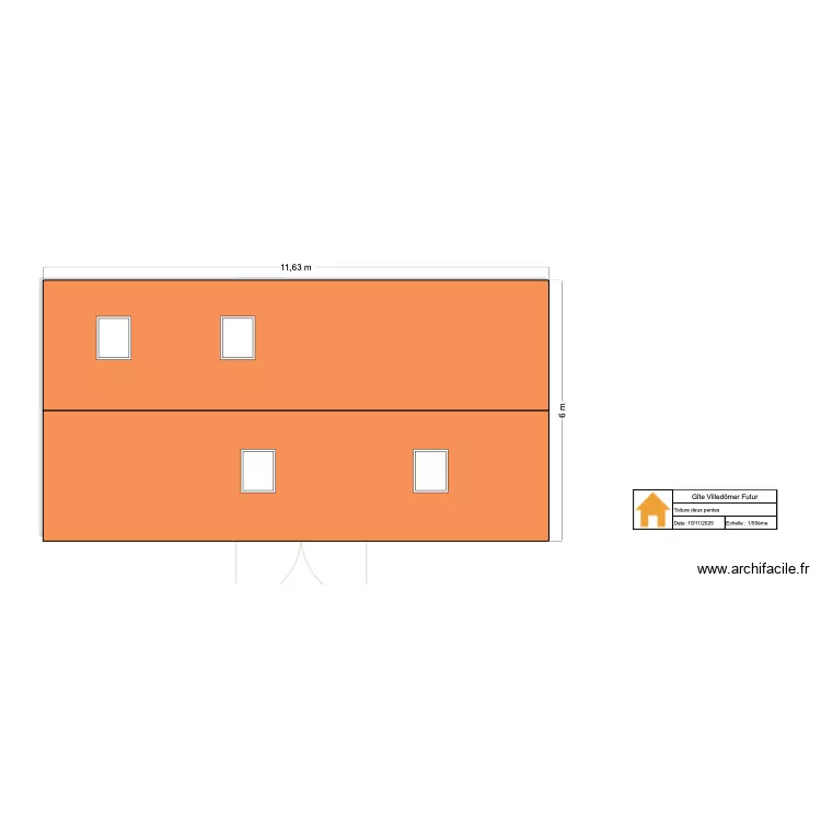hangar futur 2. Plan de 