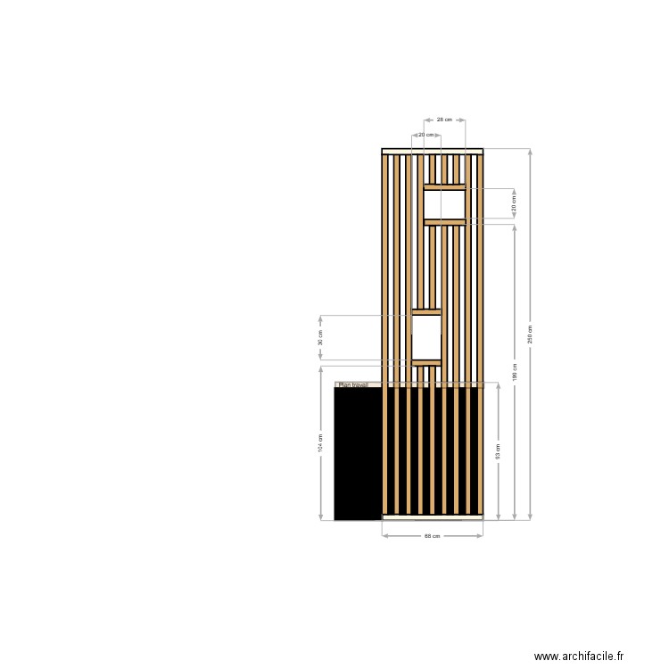 claustra 2. Plan de 0 pièce et 0 m2