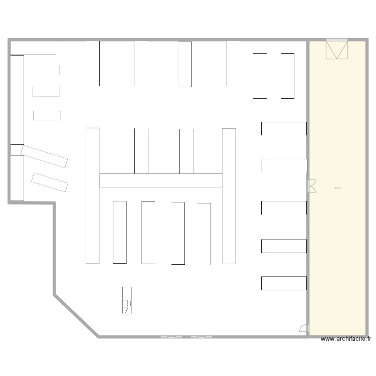 stage. Plan de 0 pièce et 0 m2