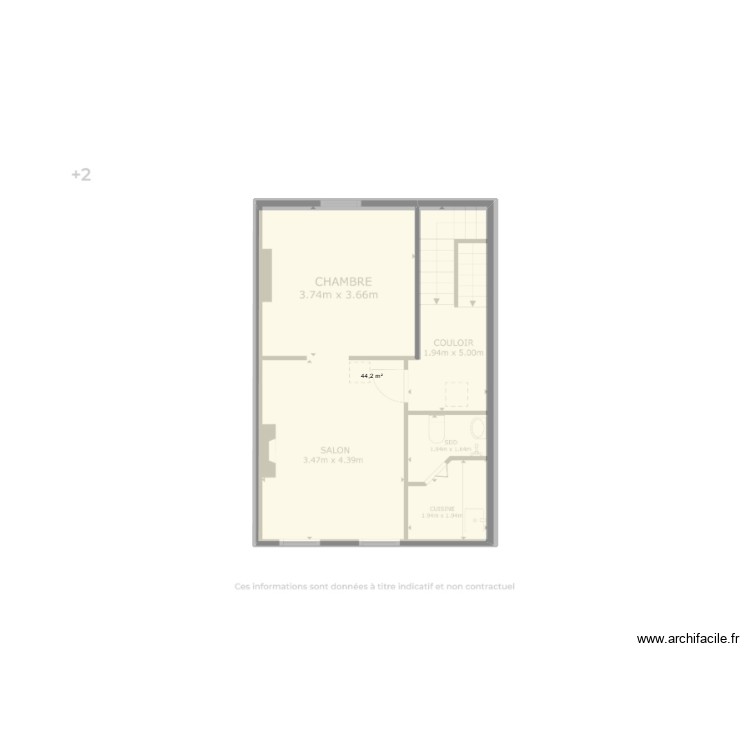 esquisse vinc. Plan de 0 pièce et 0 m2