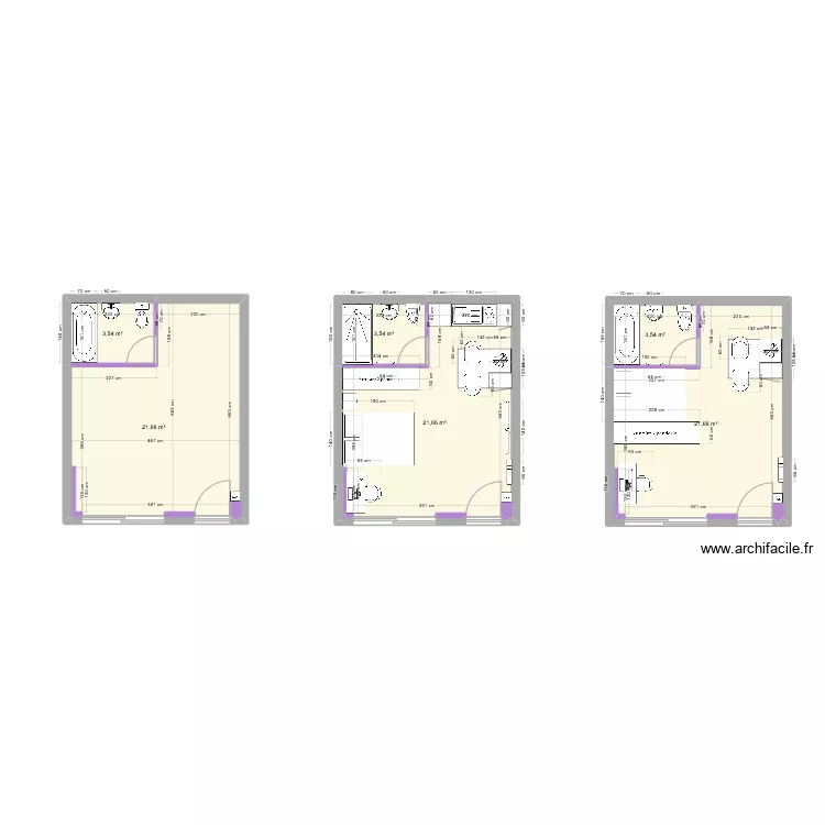 studio carmel. Plan de 