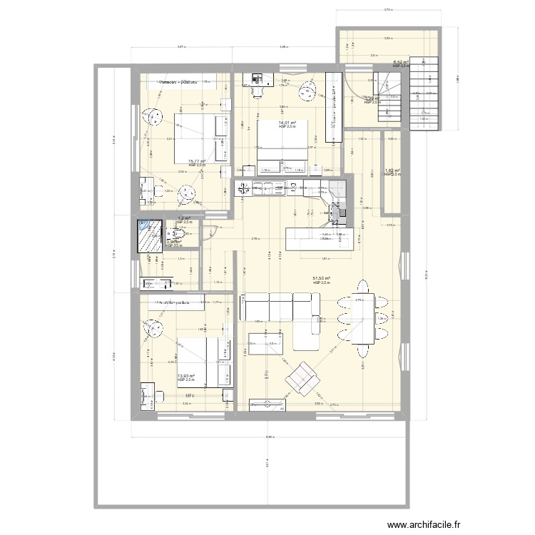 etage1. Plan de 0 pièce et 0 m2