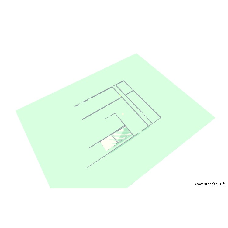 SSS. Plan de 5 pièces et 714 m2