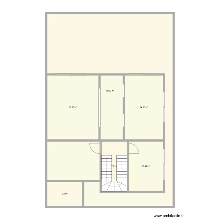 iohpio. Plan de 6  et 139 m²