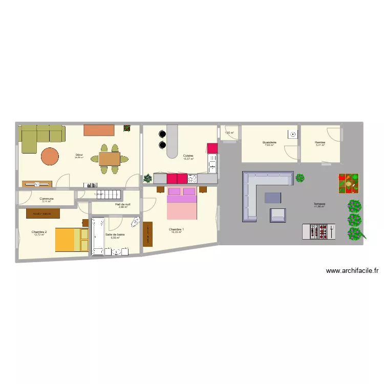 Orchid&eacute;e . Plan de 
