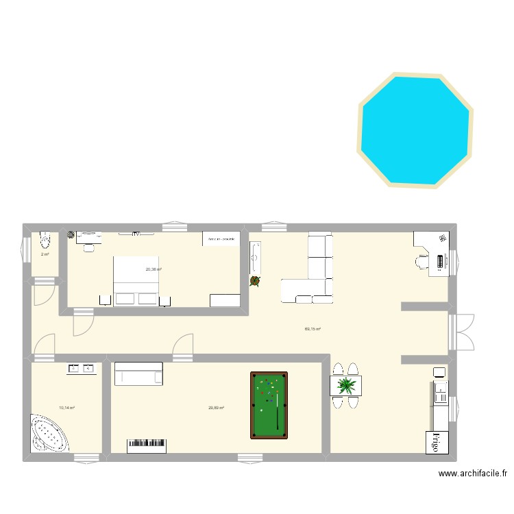 MOETC PACOME. Plan de 0 pièce et 0 m2