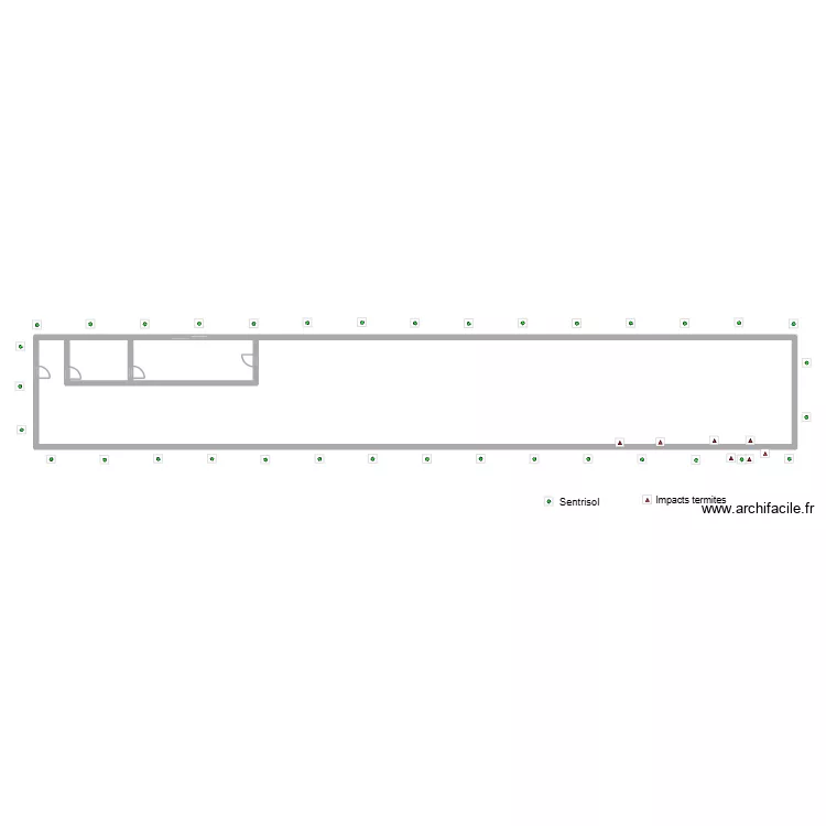 BARGEAU. Plan de 3 Pièces et 345 m²