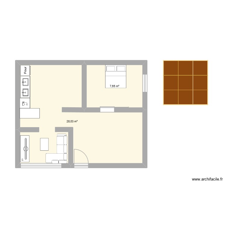 maison. Plan de 0 pièce et 0 m2