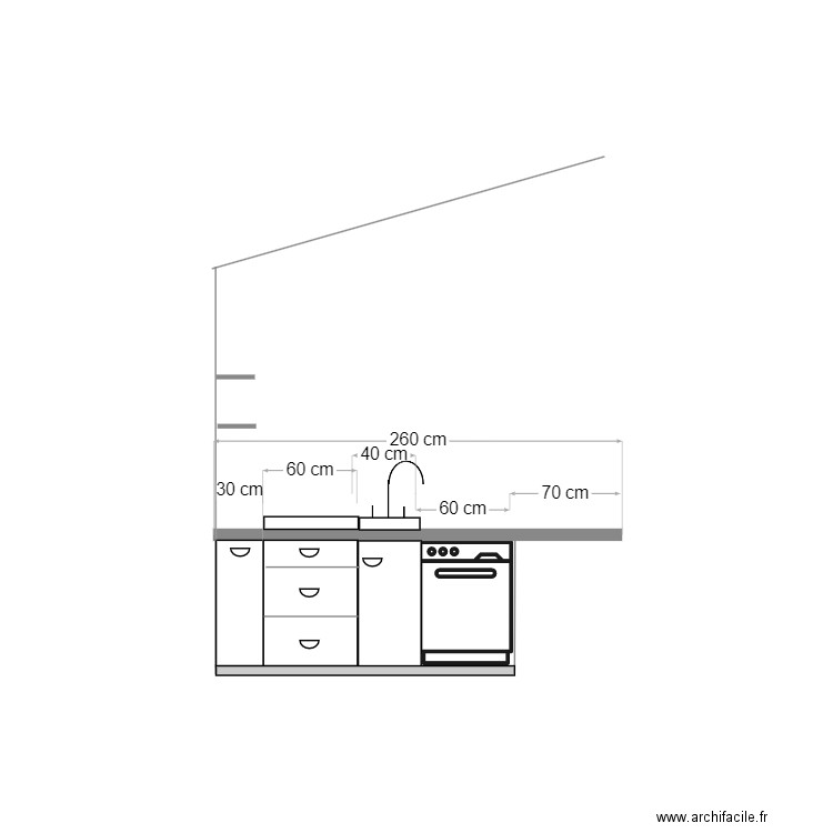 Cuisine part 2. Plan de 0 pièce et 0 m2