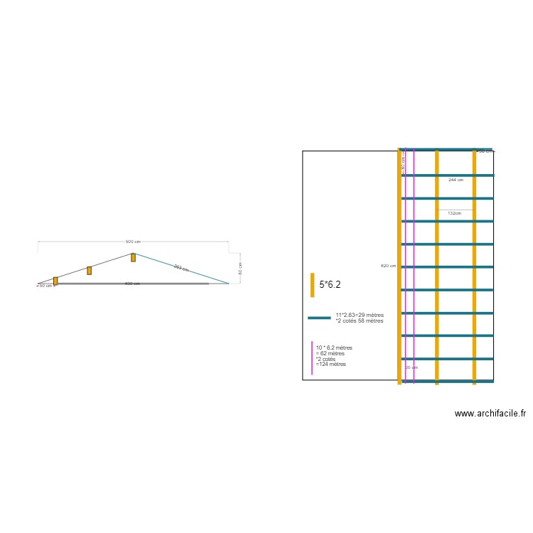 bois toit. Plan de 0 pièce et 0 m2