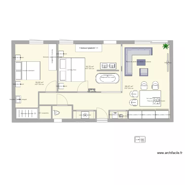 STE SUZANNE. Plan de 