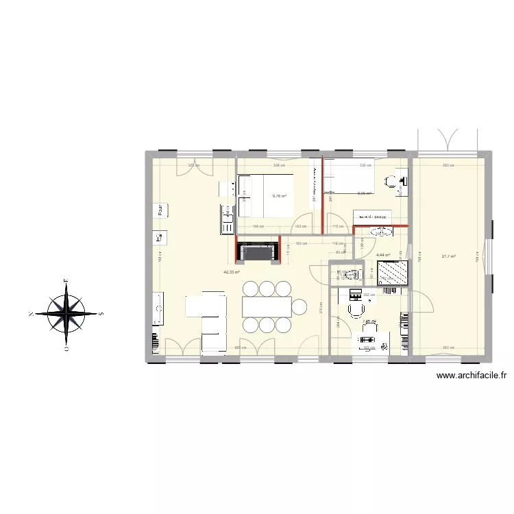 MAISON INITIAL ST GEORGE MODIFICATION. Plan de 