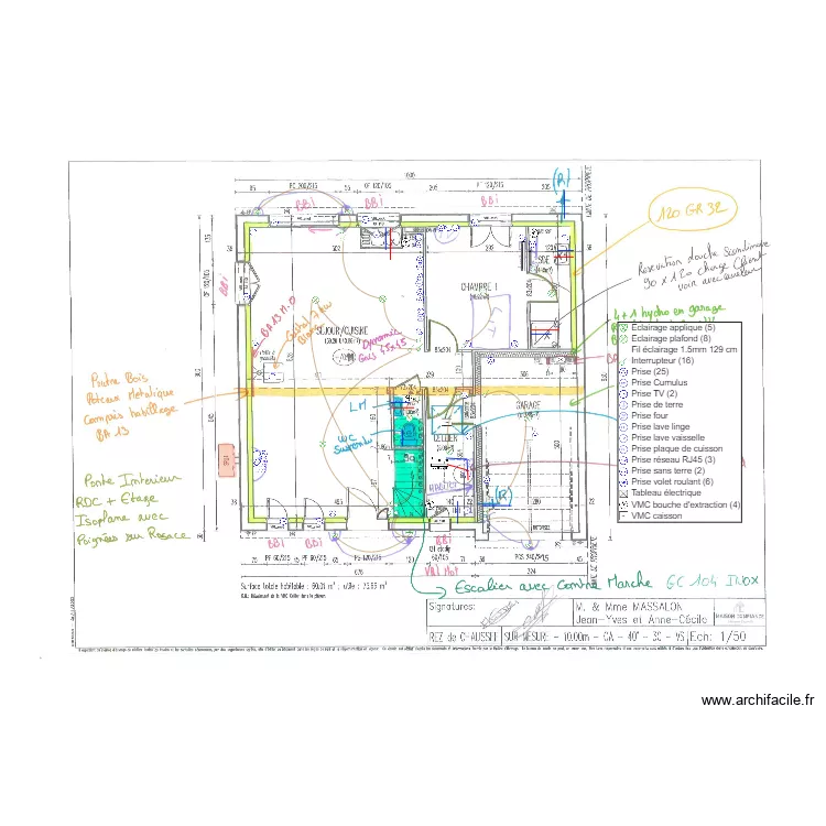 MASSALON RDC. Plan de 