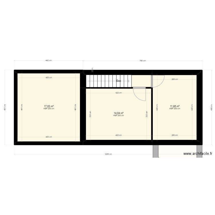 BMA - Existant. Plan de 0 pièce et 0 m2