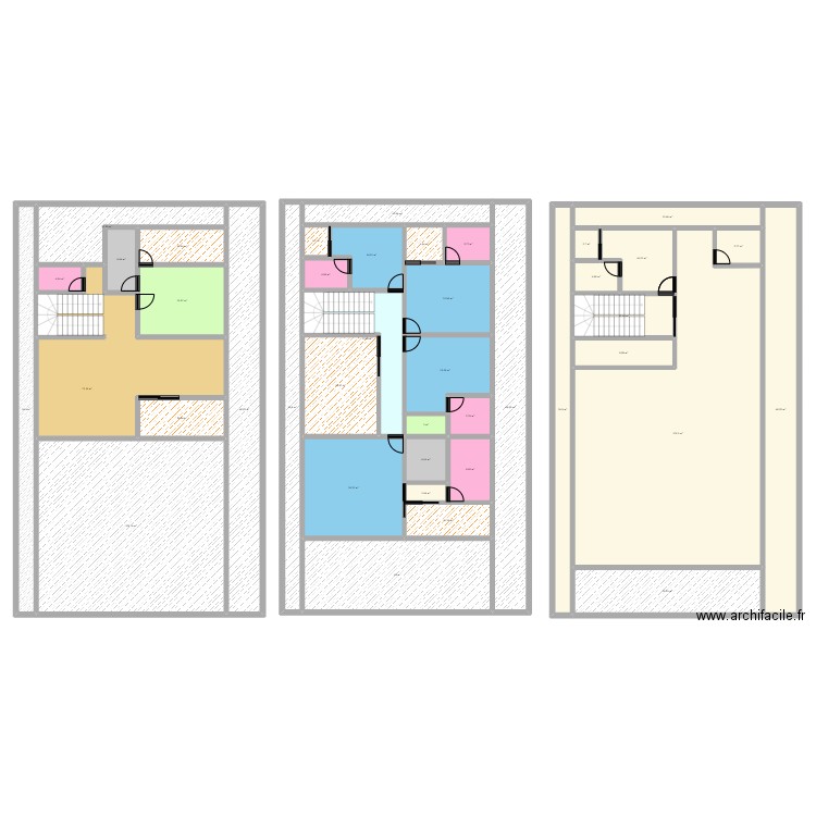 villa 25/15. Plan de 41 pièces et 1028 m2