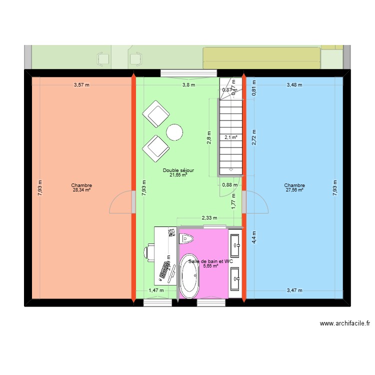 V2.02. Plan de 12 pièces et 201 m2