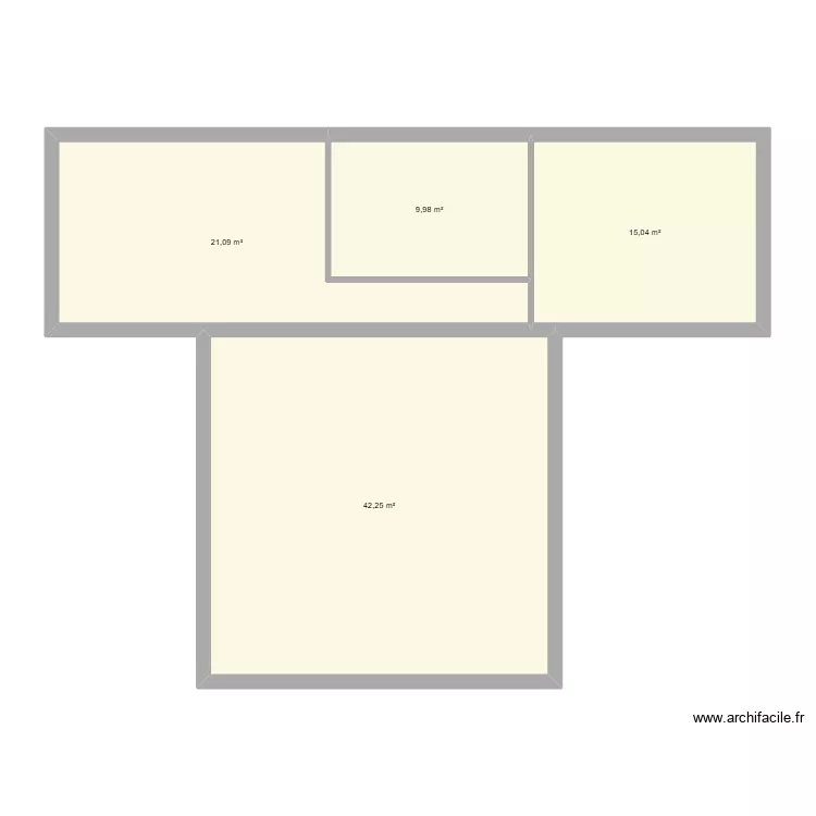 Extension test 2. Plan de 4  et 88 m²