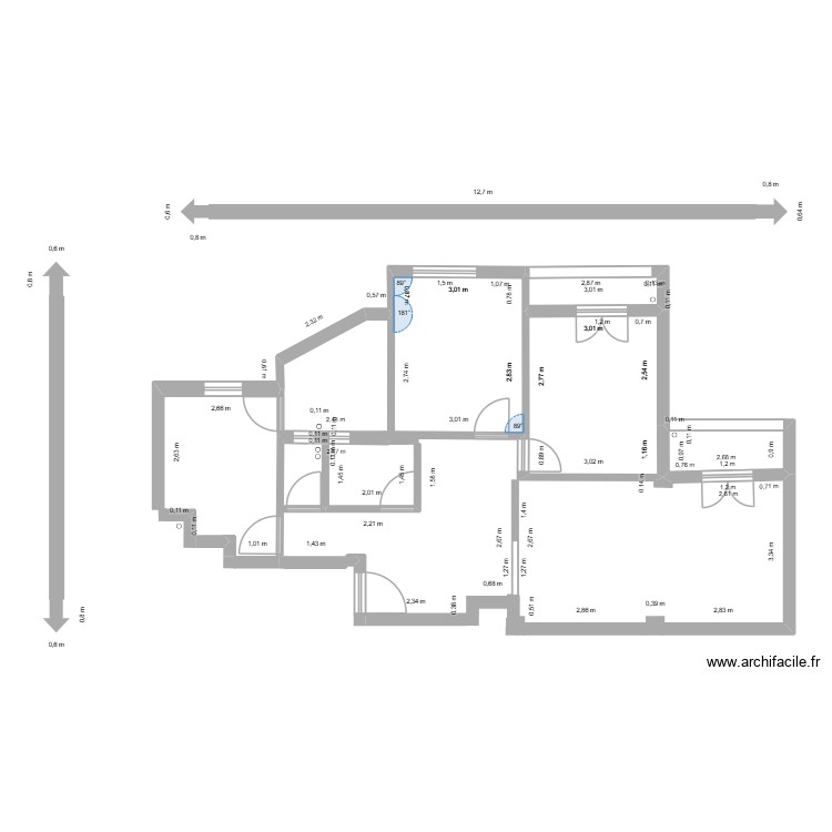house father. Plan de 0 pièce et 0 m2
