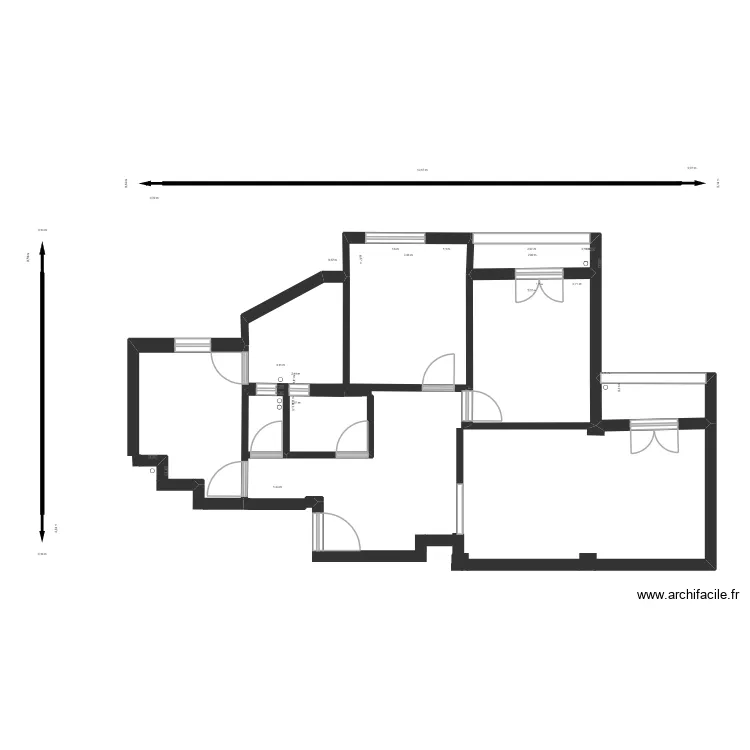 house father. Plan de 5  et 32 m²