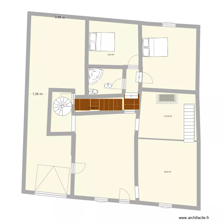 atti cote 2020 ETAGE 1 mai 2025 colima&ccedil;on. Plan de 