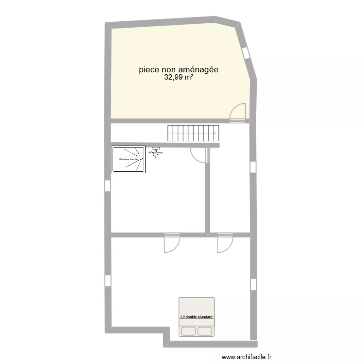 plan2 maison étage delmotte. Plan de 1 et 33 m² plan2 maison étage delmotte. Plan de 1 et 33 m²