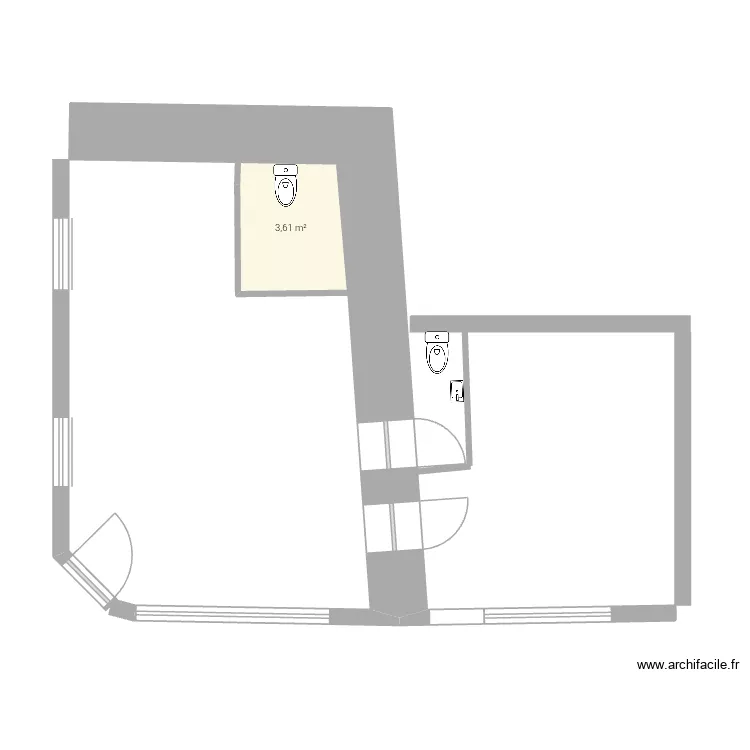 JOSE. Plan de 1 et 4 m² JOSE. Plan de 1 et 4 m²