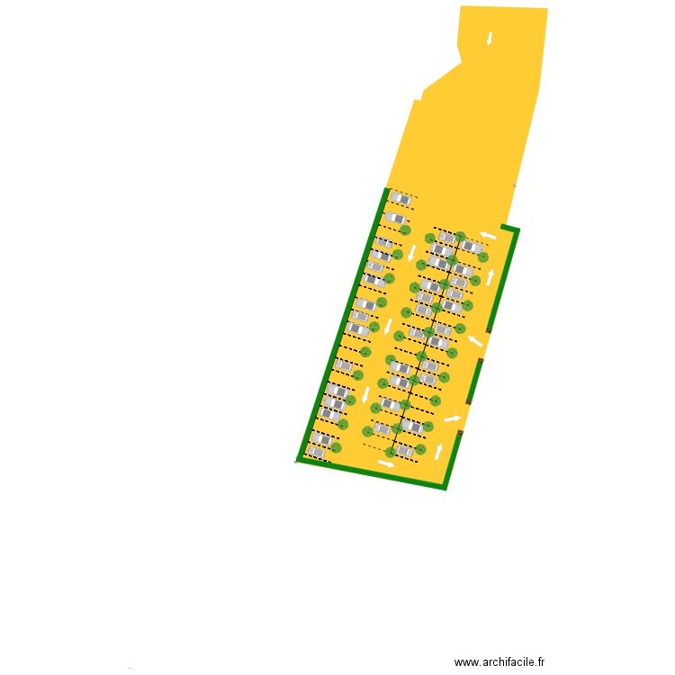 jardin 47. Plan de 0 pièce et 0 m2