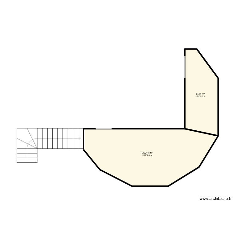 Balcon 1. Plan de 0 pièce et 0 m2