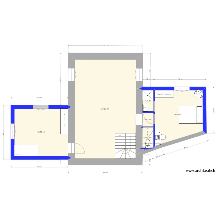 maison 1ER etage. Plan de 0 pièce et 0 m2