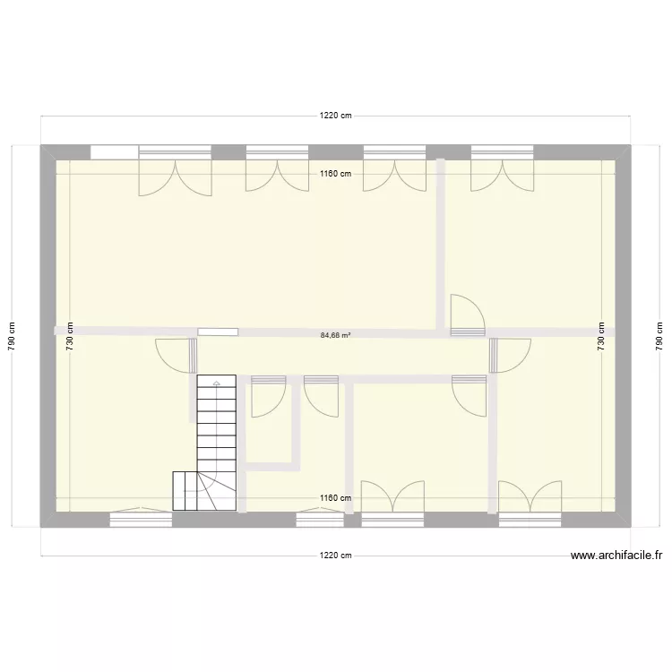Maison 1 Masse 2. Plan de 