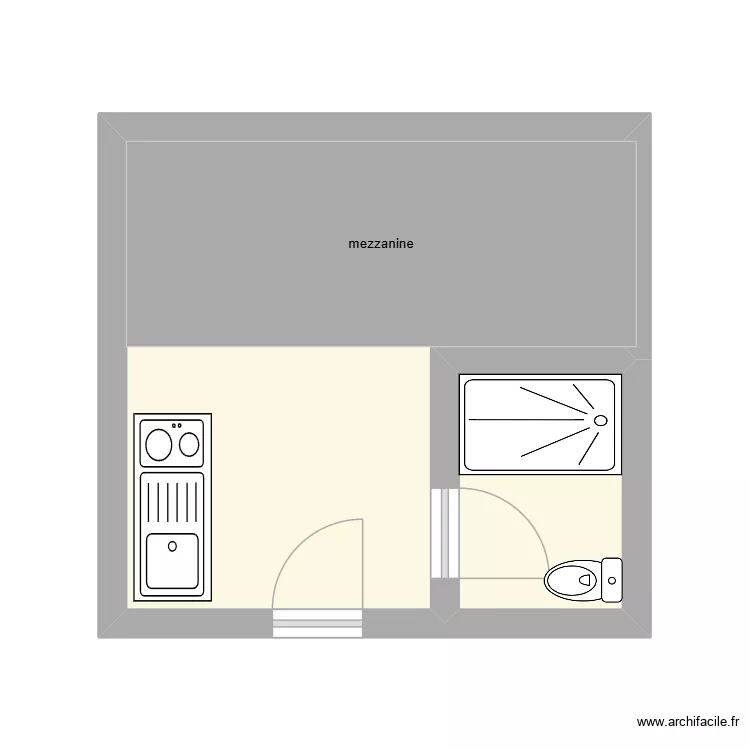 16 général foy. Plan de 2 et 17 m² 16 général foy. Plan de 2 et 17 m²