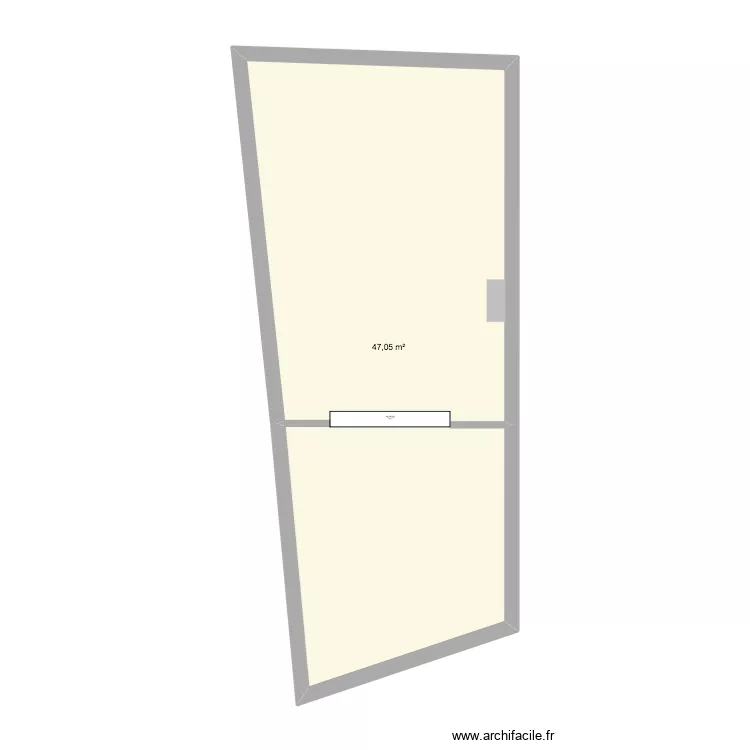 DUPLEX 1ER. Plan de 1  et 47 m²