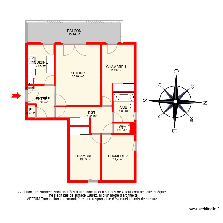 BI 33467. Plan de 0 pièce et 0 m2